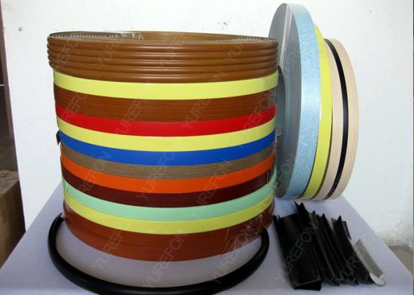 Single Screw PVC Profile Extrusion Line , SJ65 / 25 PVC Edge Banding Extrusion Line