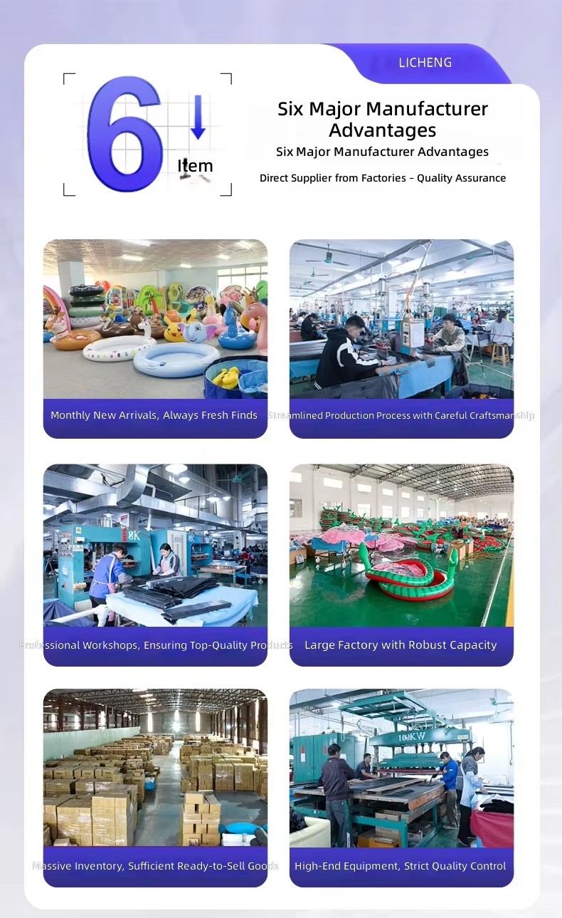 Customized Summer Inflatable Black Floating Bed Outdoor Swimming Pool Sunbathing Lounge Chair Courtyard Inflatable Floating Raft