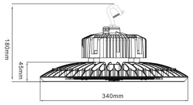 24000 высокое напряжение света залива СИД UFO люменов 480V 150W высокое