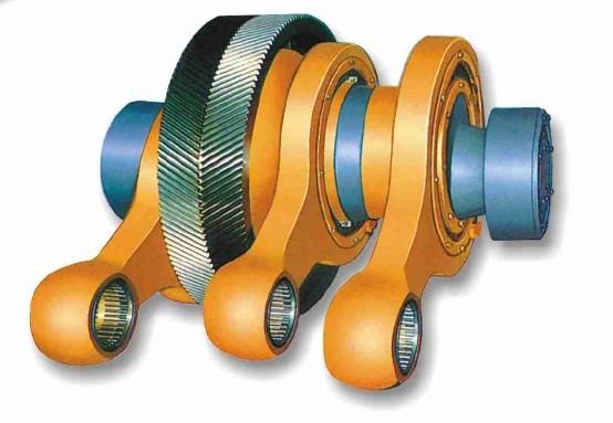 Weatherford MP-16 mud pump Crankshaft, MP-16 MUD PUMP PINIONSHAFT, MP-10 MUD PUMP, MP-5 MUD PUMP POWER END PARTS