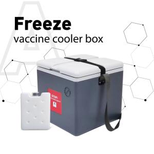 FFVC-1.7L Freeze-free Vaccine Cooler Box Built With Polyurethane Foam Insulation Ensuring Medical Blood Vaccine Cold Chain Storage