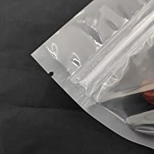 Kraft paper pouch, Odor Proof Bags, Zip Top Waterproof For Food Storage, Heavy Duty Zip lockk, Heat Sealable