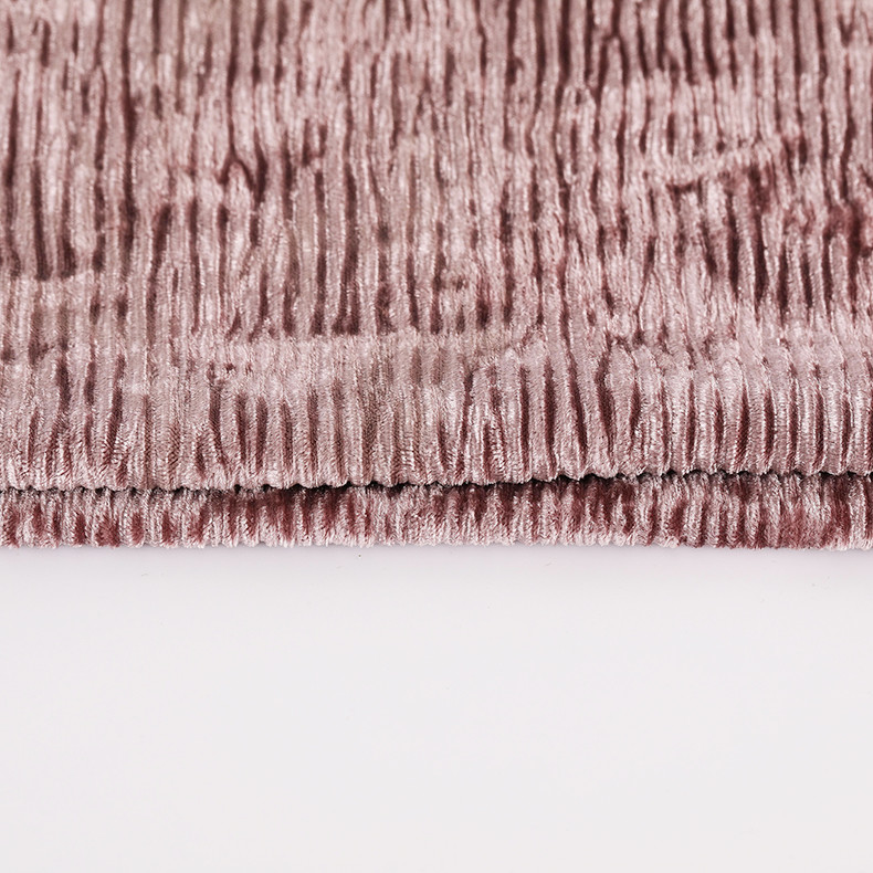 Твердым плиссированная Crinkle корейская ткань бархата связала 260gsm