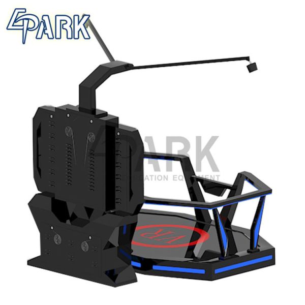 9D virtual reality VR space walking platform EPARK Interactive  gun dancing game machine