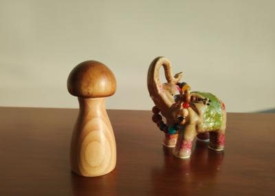 Modern Mashroom Salt And Pepper Acacia Wood Grinder Set 2 Pcs Mill With Tray Kichenware  Collection Mill