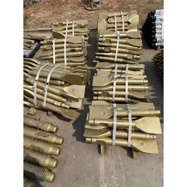 Crushing Flat Shovel Hydraulic Breaker Drill Rod for Excavator Breaker Hammer