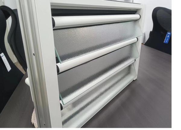 Customizable Aluminum Louver Glass Window with Adjustable Ventilation