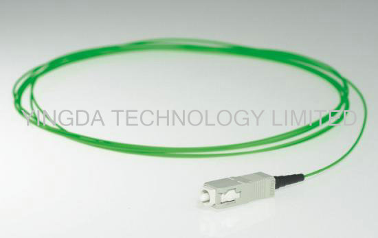 Волокно 0.9mm метра LSZH G657A1 Mulitmode Aqua 50/125um 2 SC OM3 10Gigabit отрезка провода оптического волокна