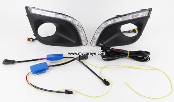 Lada Kalina DRL LED Daytime driving Lights Car exterior led daylight