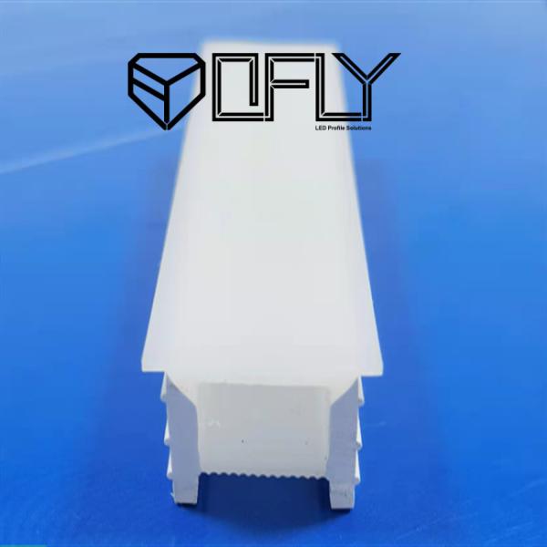 Perfil de borracha de néon do diodo emissor de luz do tubo 16*16mm do silicone YD-S1616-1 para a iluminação de tira