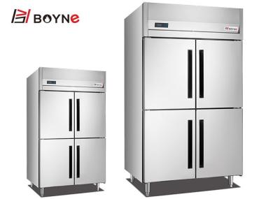 As 4 bandejas de padaria comerciais verticais de aço inoxidável da cozinha da porta introduzem o refrigerador