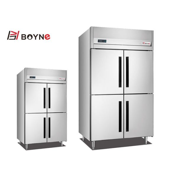 Подносы пекарни кухни двери вертикали 4 нержавеющей стали коммерчески вводят холодильник