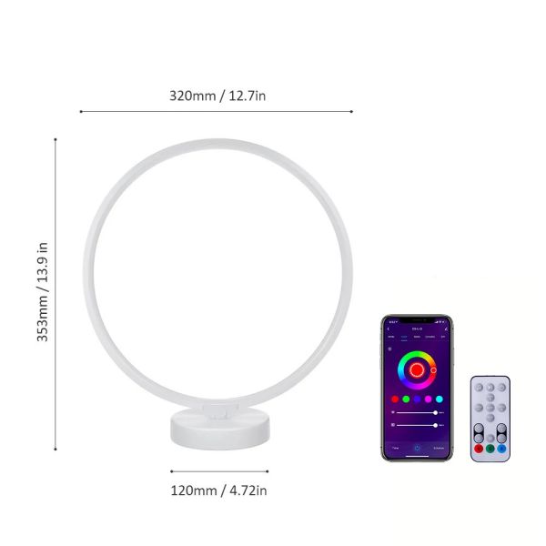 2700K-6500K Smart Light Therapy Lamp with 10000 Lux and Tuya APP Control