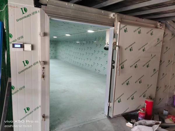 Cold Room Walk-In Refrigeration Food Storage Room With PU Panel