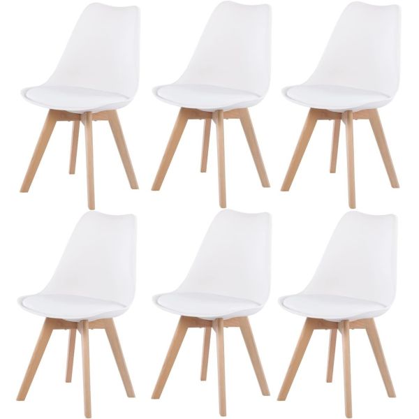 40'HQ Living Room Chairs with PU Cushion 1488pcs Prices Nordic Wooden Tulip
