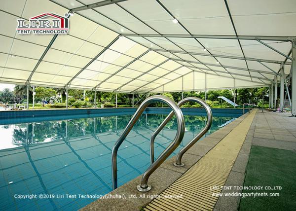 UV Resistant Big Event Sports Tent For Swimming Pool / Cafe Shops
