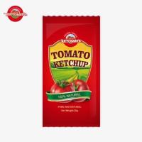 Sachet de ketchup de tomate OEM de 30 g avec une saveur naturelle pure conforme aux normes ISO HACCP BRC et FDA
