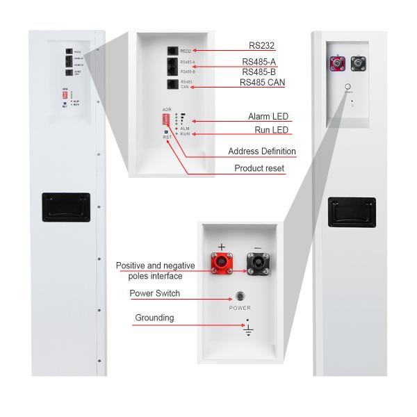 48V Home Energy Storage Bateria de íons de lítio 51.2V Lifepo4 Bateria 200ah 100ah