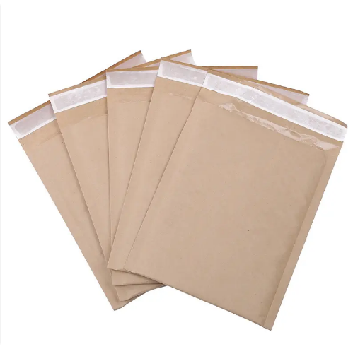 Biodegradable Kraft Mailing Bag Padded Mailer Wrap Bubble Envelope Compostable Waterproof Logistic Packaging Bag