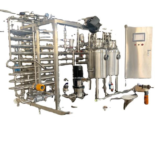 esterilizador de aço inoxidável automático do leite da máquina de alta pressão da esterilização 1-100kw