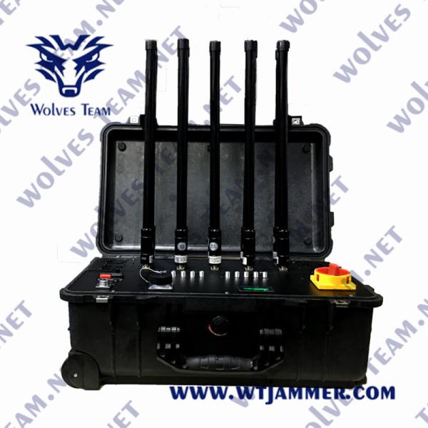Buil T - no fã 6 une o jammer de uma comunicação do zangão 600W