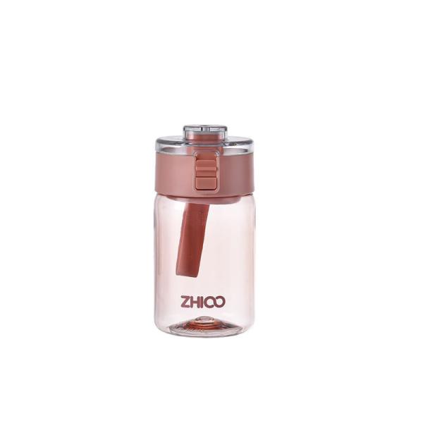 Different Capacity Plastic Drink Water Bottles With Finger Touch Open Lids