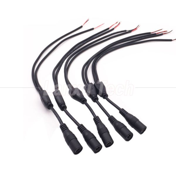 DC mâle femelle 5.5x2.1mm Jack Splitter câble d'extension de puissance pour la lumière LED Caméra de vidéosurveillance
