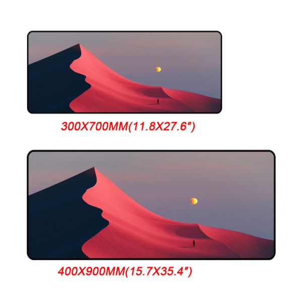 2/3/4/5/6mm Customizable Natural Rubber Fabric Odm Extended Deskmat Gaming Mouse Pad