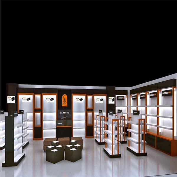 Shopping Mall Cosmetic Store Furniture Fashionable Design Customized Color