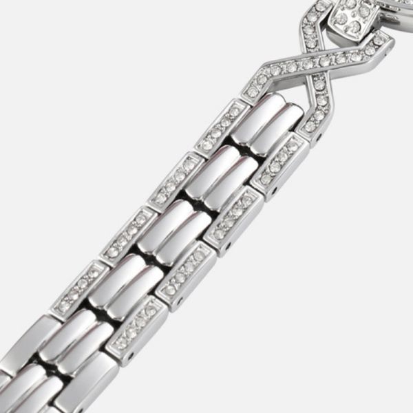 OEM Genuine Diamond Quartz Watch , 200mm Stainless Steel Diamond Watch