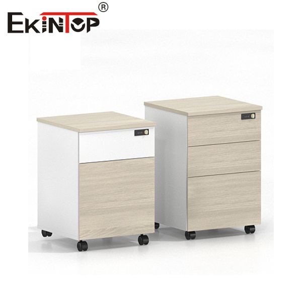 Под столом Деревянный файловой шкаф Мобильный производитель Прямая продажа