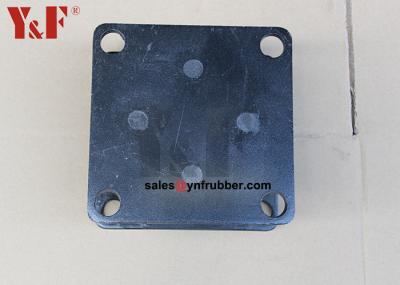 Black Compactor Rubber Mounts Isolators Oil Resistance Vibration Reduction