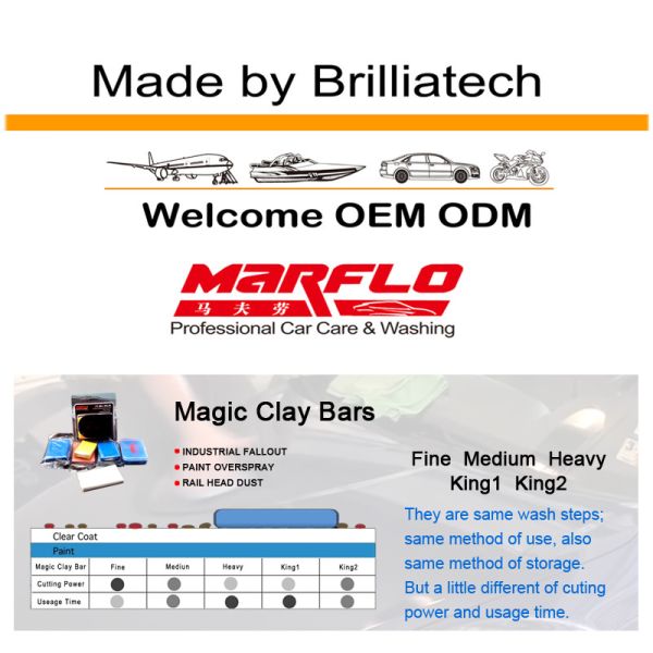 150 Gram Poly Bag Black Automotive Clay Bar For Car Detailing