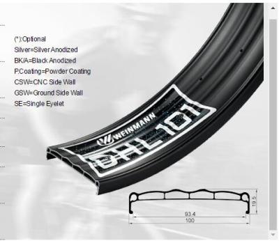 Bicicleta Harley CHOPPER ALLOY RIM 80MM Larga SNOWBIKE RIM