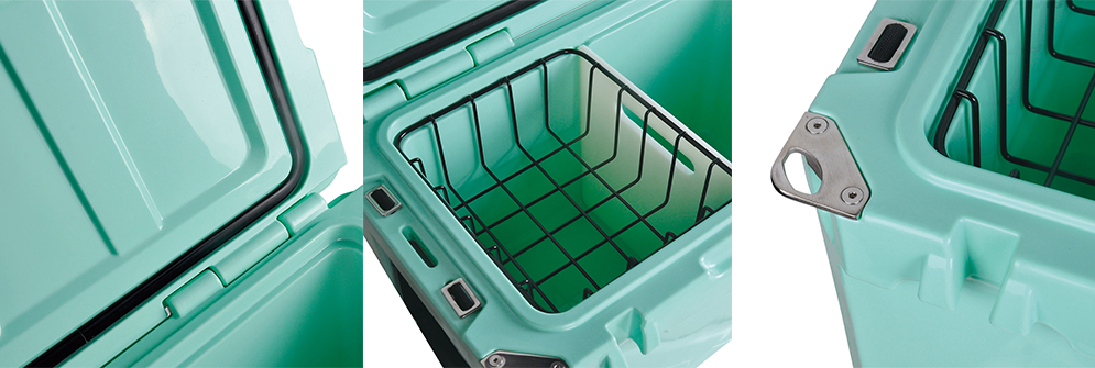 Конструкция более крутой коробки 35 QT Rotomolded сверхмощная для прочной на открытом воздухе пользы