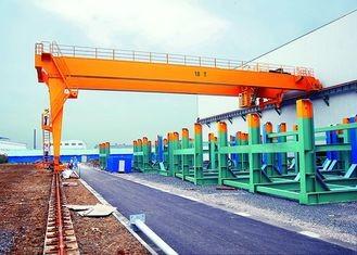 Cantilever 50 Ton Semi Gantry Crane High Performance For Factory 380V 50Hz Three Phase