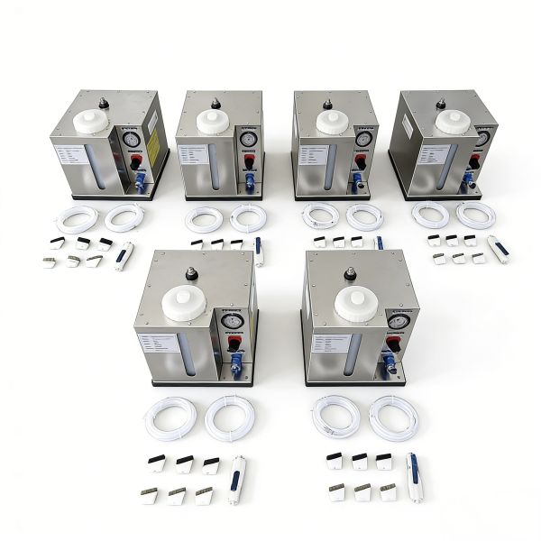Stainless Steel 3L Single / Double Station Adhesive Coating and Glue Applying for Brushing Glue to Leather Products Wood Products Toys Rubber Goods
