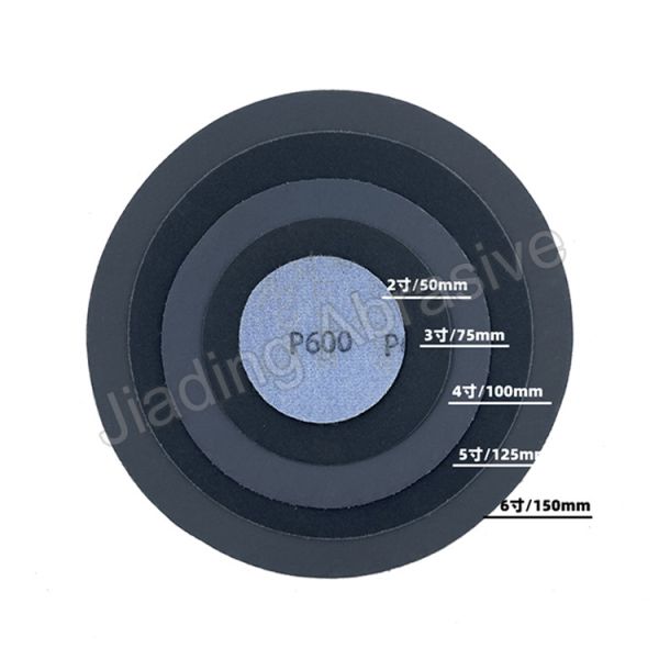 6inch Waterproof Sandpaper 150mm Silicon Carbide Hook Loop Abrasive Disc Paper D Weight