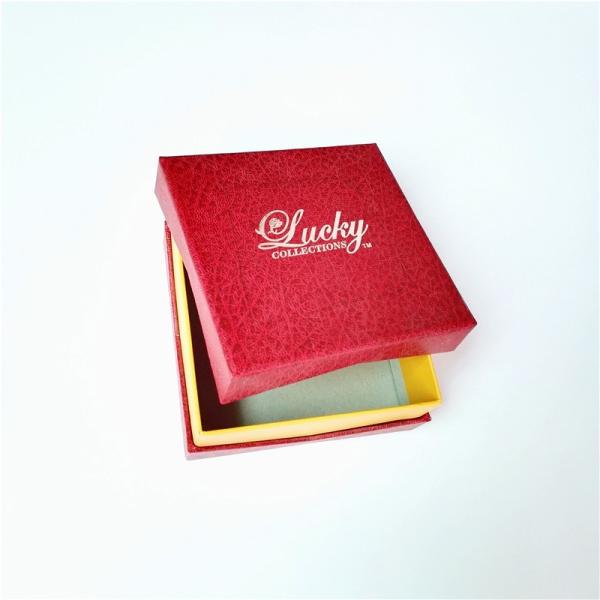 Caixa de presente de Logo Embossed Rigid Hexagon Paper que empacota o costume vermelho da caixa de presente da joia