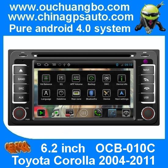 Ouchuangbo Auto GPS Navigation Android 4.0 for Toyota Corolla 2004-2011 S150 DVD Navi DSP sound-effects OCB-010C