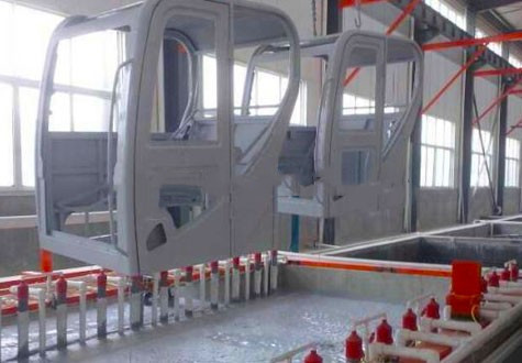 Automatic Ceramic Coating Production Line Aluminium Anodizing Spray Paint Equipment