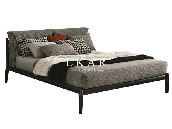 Italian King Size Bed Frame Wood Bed ZZ-BD012