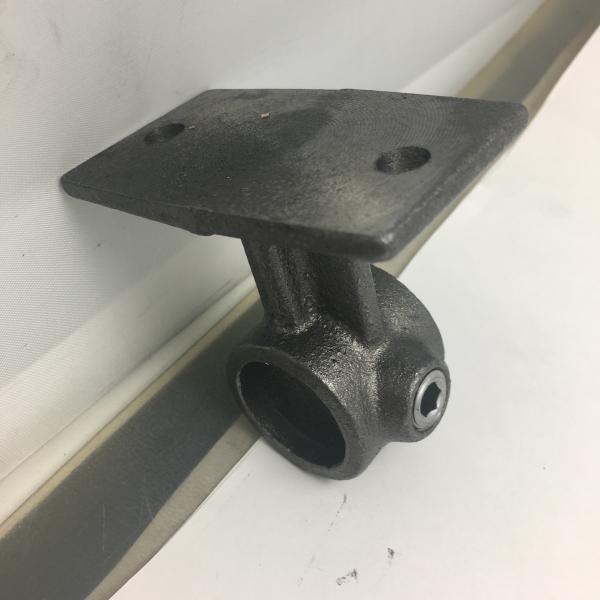 Malleable Casting Wall Plate Key Clamp For Handrail Railing Base