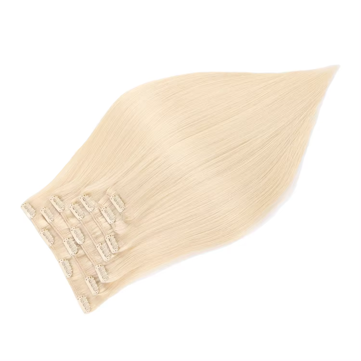 100% Top Human Hair Kinky Straight Raw Clip In Natural Real Hair Extensions