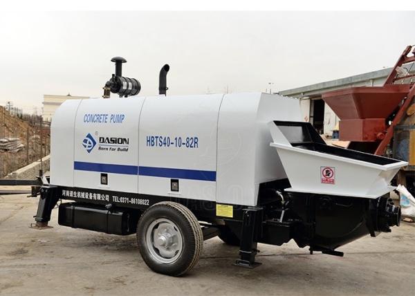 Diesel Trailer Concrete Pump Cement Pumping Equipment For Construction Projects