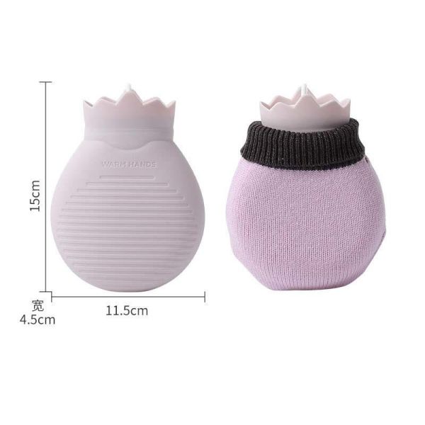 Силиконовая бутылка с горячей водой Сумка для рук и ног Теплее, герметично и без запаха Для горячего компресса Для облегчения боли Холодный компресс