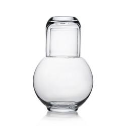 China Manufacture Transparent Lead Free Crystal High Quality Handblown Carafe Set