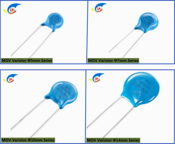 DC 14V～560V MOV 7mm Series Varistor AC11V～420V Safety Over Surge Voltage Protection