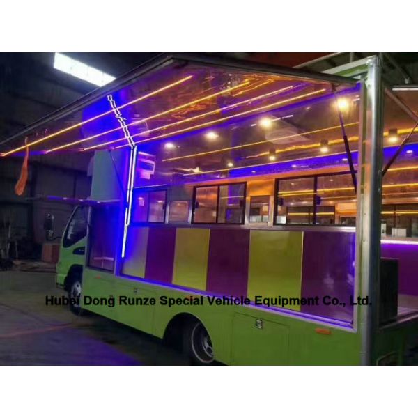 Custom Color JAC Mobile Kitchen Truck , Street Mobile Fast Food Van