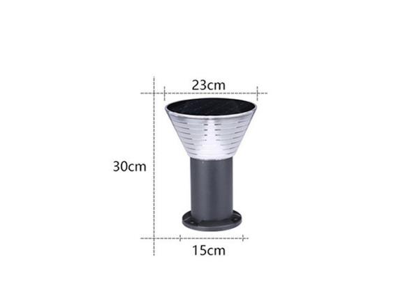 Super Bright Solar Lawn Lights 30cm 6400mAH 36V Outdoor Waterproof Garden Lights